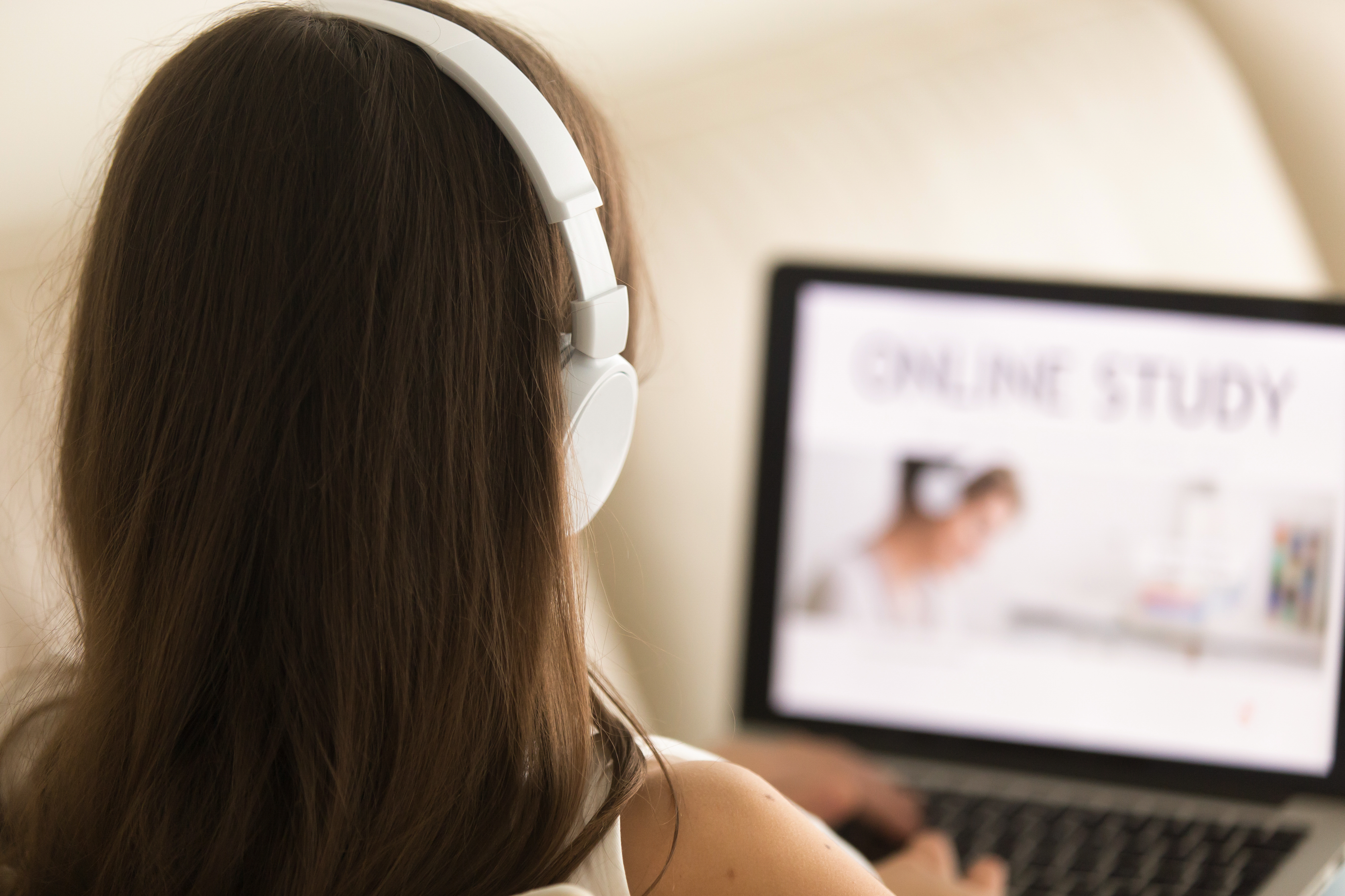 Modern video editing setup with editing software